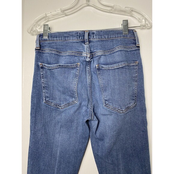 Agolde Blue Jeans Stretch Size 26 Denim Skinny Long Leg Pockets Mid Rise - Picture 4 of 12